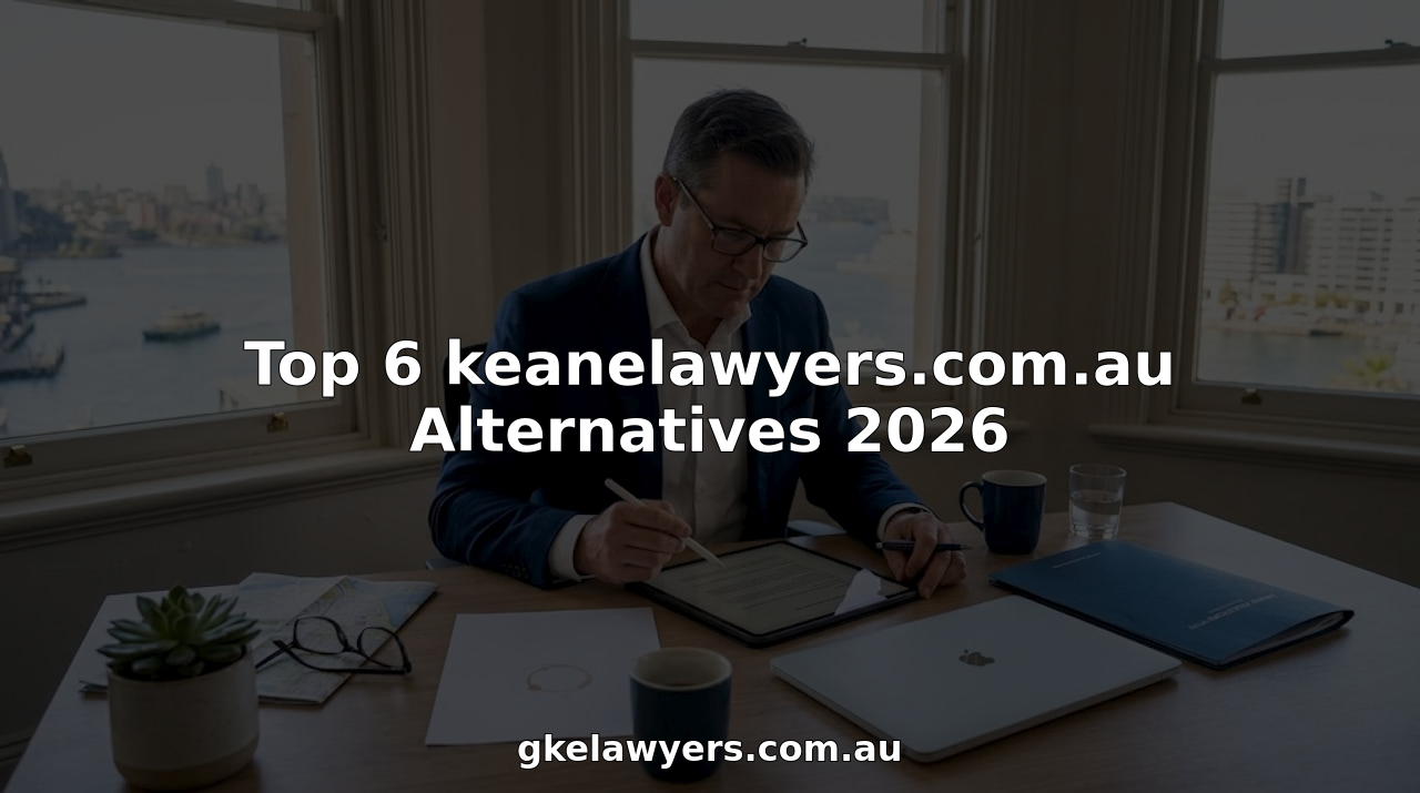 Solicitor comparing alternatives in Sydney office
